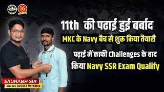 NAVY SSR Selected Student Interview Interview of Navy SSR Selected Student Interview By Saurabh Sir [upl. by Eigroeg897]