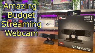 Amazing Budget 1080P Webcam Trust GXT 1160 Vero Streaming Webcam [upl. by Ezechiel469]