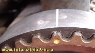 Tutorial schimbat distributia 15dci euro 3 65 cai fara AC la Logan part 3 [upl. by Seyer]