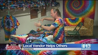 Local Vendor Helps Others During Gilroy Garlic Festival Shooting [upl. by Merridie]