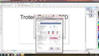 Trotec Job Control X Page Setup [upl. by Onairotciv841]