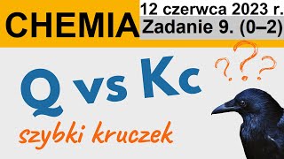 Oblicz Iloraz Reakcji Q  Chemia CKE 2023 Czerwiec Zadanie 9 Formuła 2015 [upl. by Damek]