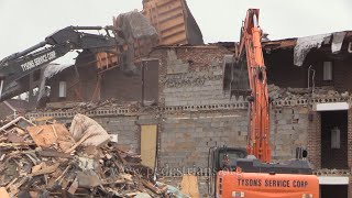 Vienna Wolf Trap Hotel Demolition [upl. by Airdnax]