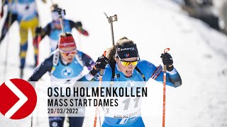 MASS START DAMES  OSLO HOLMENKOLLEN 2022 [upl. by Ardnaeed520]