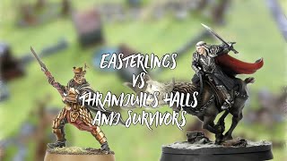 MESBG Battle Report 650 Points Easterlings vs Survivors of Laketown [upl. by Laurice]