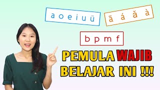 Belajar Bahasa Mandarin Dasar  Cara Baca Huruf Vokal Huruf Konsonan dan Nada Bahasa Mandarin [upl. by Kcod]