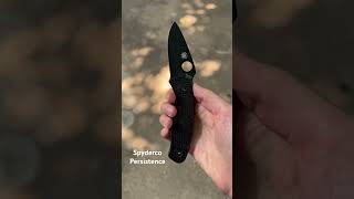 The spyderco persistence is my edc it’s the perfect size for me Whats your everyday carry [upl. by Nakada]