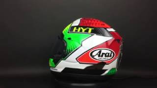 Arai CorsairX Giugliano Helmet 360° View [upl. by Ayotak]