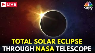 Solar Eclipse 2024 Livestream  NASA Telescope Solar Eclipse View  Total Solar Eclipse LIVE  IN18L [upl. by Kciredes]