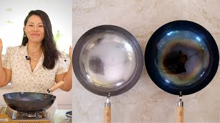 How to Season a Wok and Maintain at Home  What Wok Im Using amp Where You Can Buy It Too [upl. by Ahsurej]