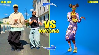 FORTNITE DANCES IN REAL LIFE Swag Shuffle Ambitious Rebellious To The Beat Heartbreak Shuffle [upl. by Atnoled]