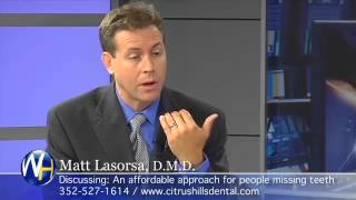 Matt Lasorsa DMD  Citrus County Dentist discussing quotNo More Denturesquot with Mini Dental Implants [upl. by Garrett825]