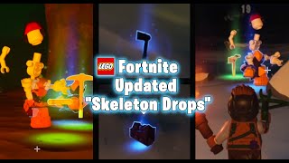 quotUpdated Skeleton Dropsquot in caves Lego Fortnite [upl. by Hallimaj813]