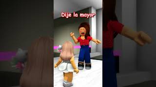 CHIQUITA QUERIA SER LA HIJA MAYOR EN ROBLOX 😲😏 roblox comedy brookhaven viralshorts viral [upl. by Fairman269]