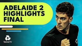 Thanasi Kokkinakis vs Arthur Rinderknech For The Title  Adelaide International 2 Final Highlights [upl. by Rodie998]