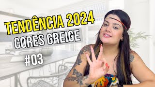 COR TENDÊNCIA de 2024  Tons de GREIGE  Fóssil [upl. by Ecyac]