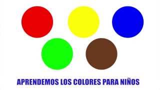 Aprende los colores para niños [upl. by Ulund]