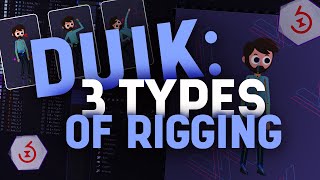 DUIK 3 TYPES of rigging  After Effects  Wprofit [upl. by Khan909]