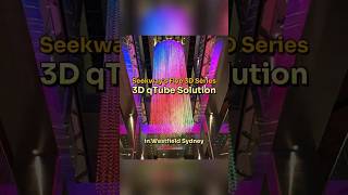 Seekways qTube 3D LED CUBE in Westfield Sydney [upl. by Nwahsir]