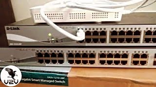 How to Create Vlan amp Trunking DLink DGS121028 L2 Switch  Dlink Switch Configuration amp IP Change [upl. by Raven]