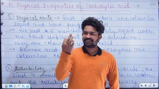 corboxylic acidaminesclass for neet 12 boardchemistry by neeraj sir [upl. by Osnola274]