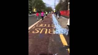 People stealing London marathon water 2016 [upl. by Tiffany785]