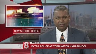 Threat leads to extra police presence at Torrington High School [upl. by Daryle]