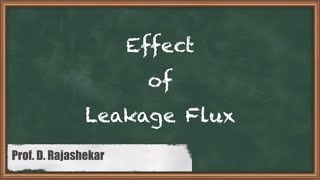 Leakage Flux Demystified Essential Concepts For GATE Electrical Machines [upl. by Irreg]