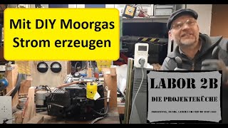 Mit dem Moorgasbrunnen Biogas Strom erzeugen Teil 7 [upl. by Fanechka]