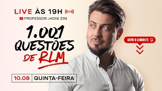 1001 QUESTÕES DE RACIOCÍNIO LÓGICO  COM JHONI ZINI [upl. by Ahsiekat]