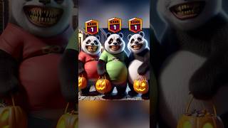 Pandas Pidiendo Dulces en Halloween 🎃🍭 [upl. by Ayanaj]