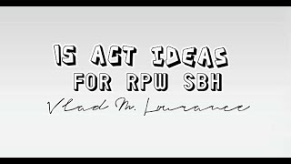 15 ACT IDEAS FOR YOUR RPW SBH [upl. by Buddie]