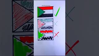 رسمت أعلام الدول العربية كلها💪😁 رسم علم السعودية 🇸🇦 رسم palestine makeuptutorial السعودية art [upl. by Mose]