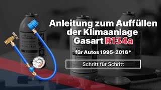 Wie man die Klimaanlage in einem Auto mit R134a selbst repariert [upl. by Akiv608]