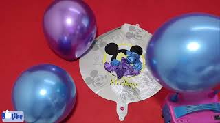 FUN MYLAR BALLOON AND LOTS OF BALLOONS BURSTING l SATISFYING VIDEO [upl. by Heger]