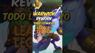 Rework de WARWICK🐺 wildrift riotgames legaueoflegends arcane warwick [upl. by Ahsimak178]