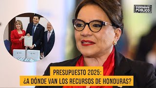 Presupuesto 2025 ¿A dónde van los recursos de Honduras [upl. by Liag906]