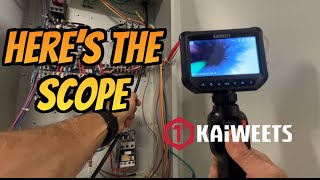 Inspecting HVAC Conduit With KAIWEETS KBA01 Borescope Review and Test [upl. by Liban]