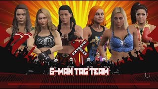 UFC Four Horsewomen Vs WWE Four Horsewomen 3Vs3 [upl. by Atinihs]