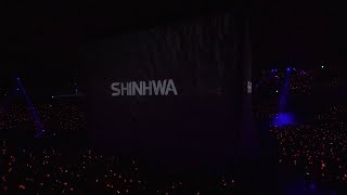 SHINHWA TWENTY FANPARTY  Intro  TOP STAGE CLIP [upl. by Airegin493]