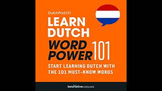 Learn Dutch Word Power 101 Audiobook by Innovative Language Learning [upl. by Parnas]