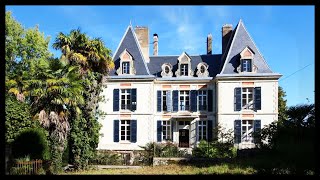 A Gracious 19th Century Renovated Chateau Aquitaine France [upl. by Nostets657]