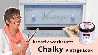 Tutorial selfmade Shabby Chic mit Chalky Vintage Look [upl. by Zeidman]