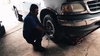 EPISODE 2  REBUILDING MY GRANDPA WRECKED FORD F150 [upl. by Buseck]