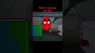 Horror movies be like ￼BFDI [upl. by Kreindler]