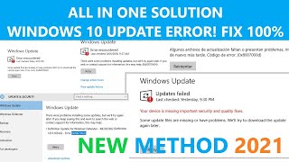 ✔ 5 Cara Mengatasi Windows Update Error pada Windows 10 Terbaru 2021 [upl. by Morrill372]