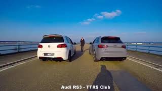 Golf Mk6 R vs Audi rs3  drag race [upl. by Abba186]