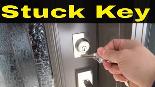 How To Remove A Stuck Key From A Door LockEasy Fix [upl. by Amor]