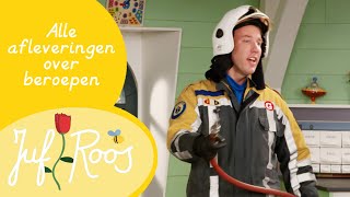 Juf Roos • Alle afleveringen over beroepen 👮👨‍🚒 [upl. by Baras]