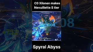 C0 XILONEN MAKES NEUVILLETTE S TIER  spiral abyss  Genshin Impact [upl. by Kokoruda542]